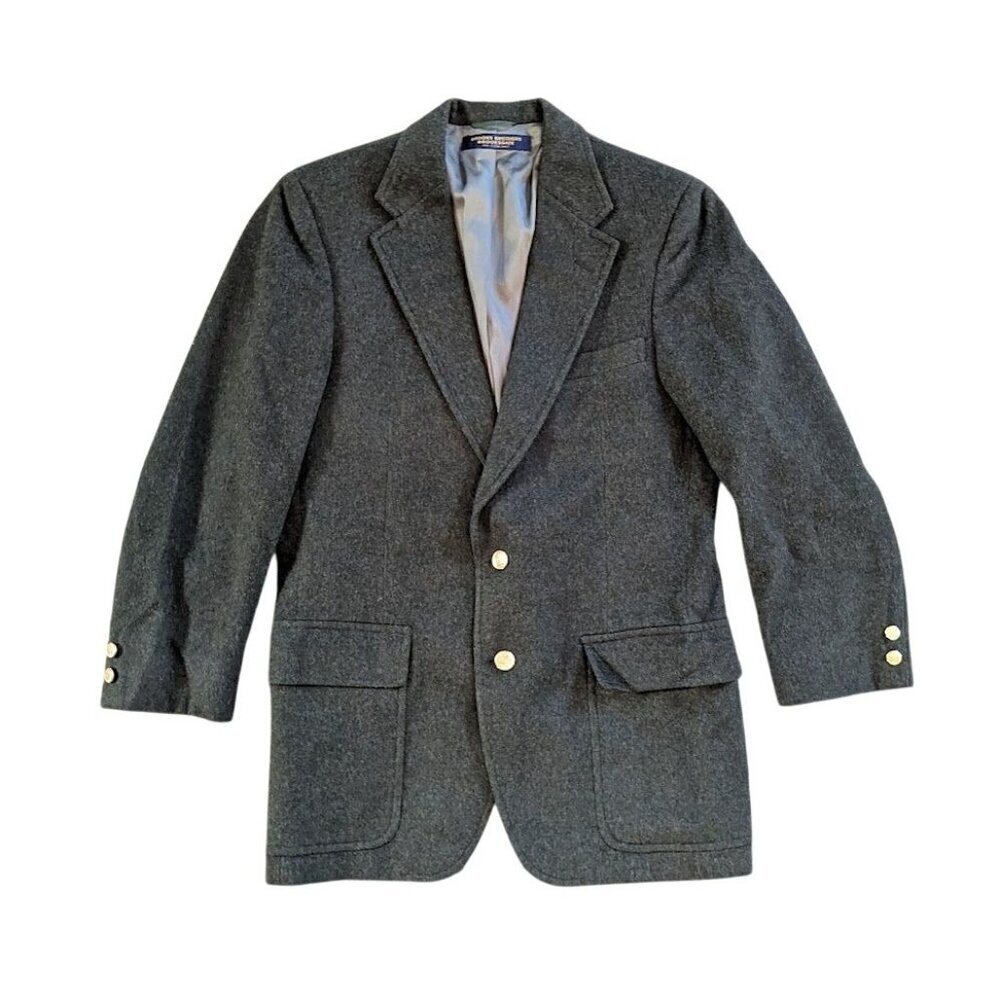 Brooks Brothers Brooksgate Men's Suit Jacket Sports Coat Wool Green